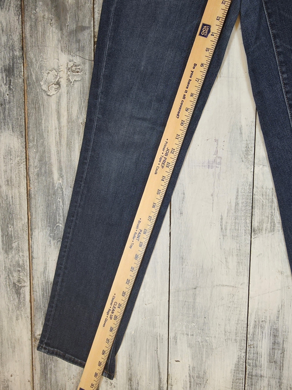 Eddie Bauer Women's Slim Straight Leg Jeans Dark Blue Wash Slightly Curvy sz 8 - Picture 7 of 7